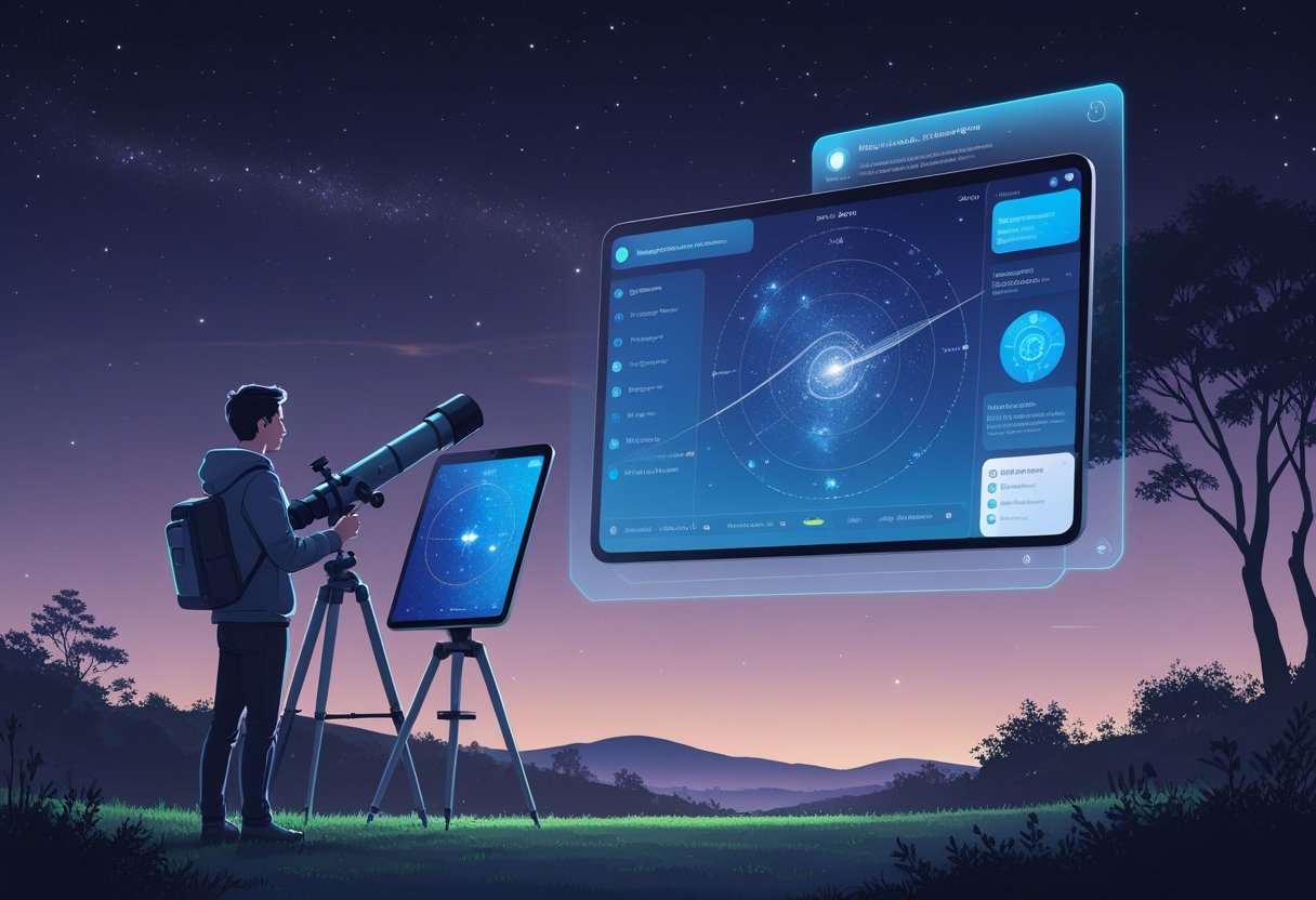 How AI Helps Amateur Astronomers Plan Observing Nights: Tools, Techniques & Innovation