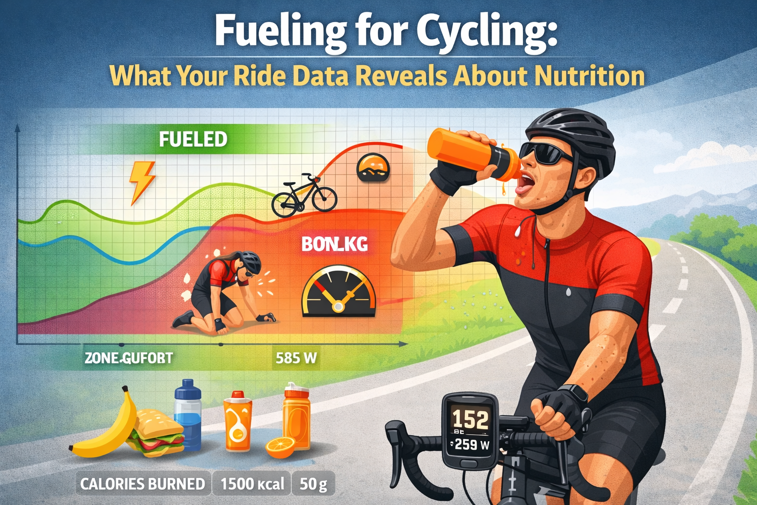 Fueling for Cycling: What Your Ride Data Reveals About Nutrition